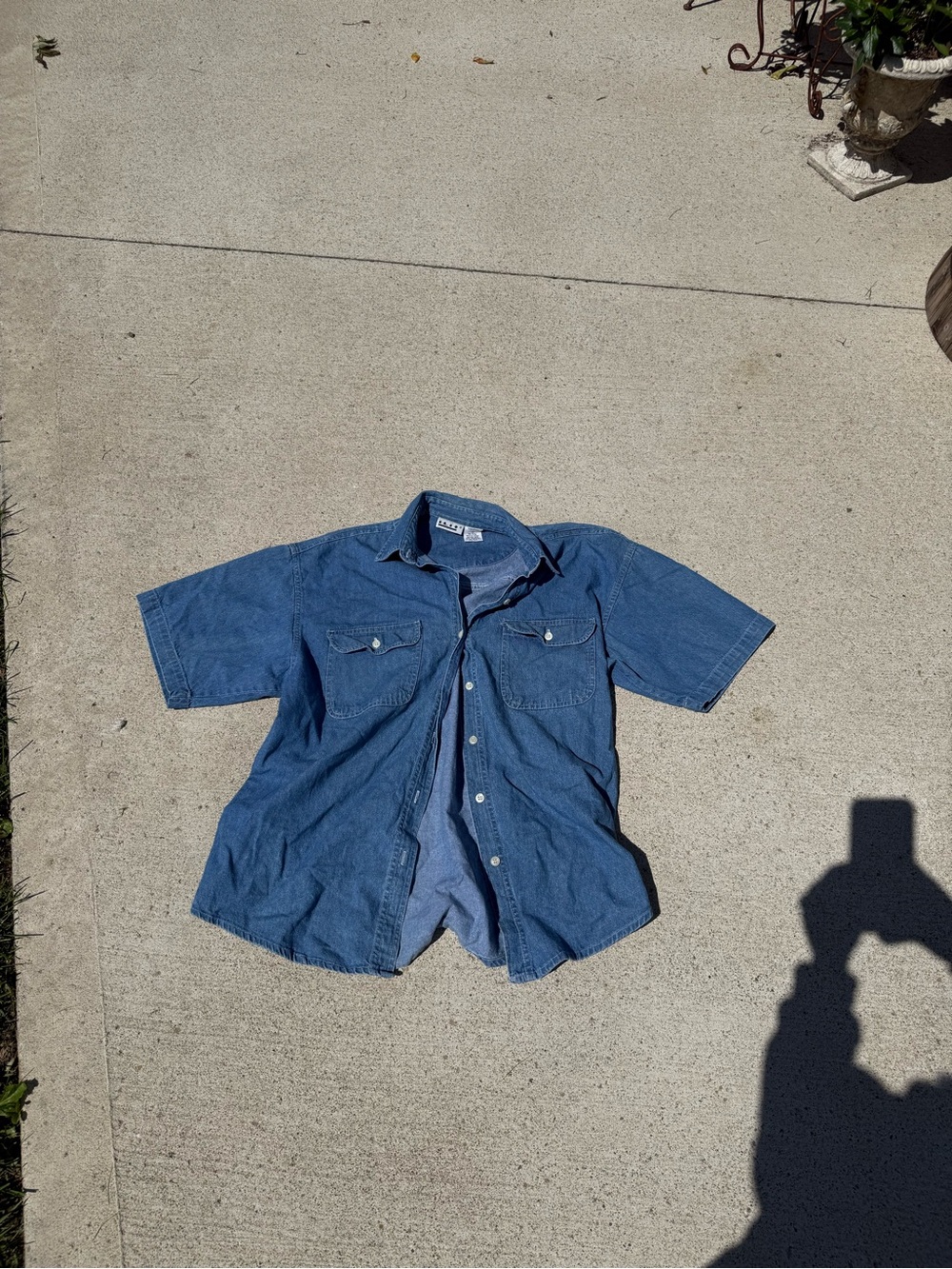 Vintage iLio Jean Button-Up Short Sleeve